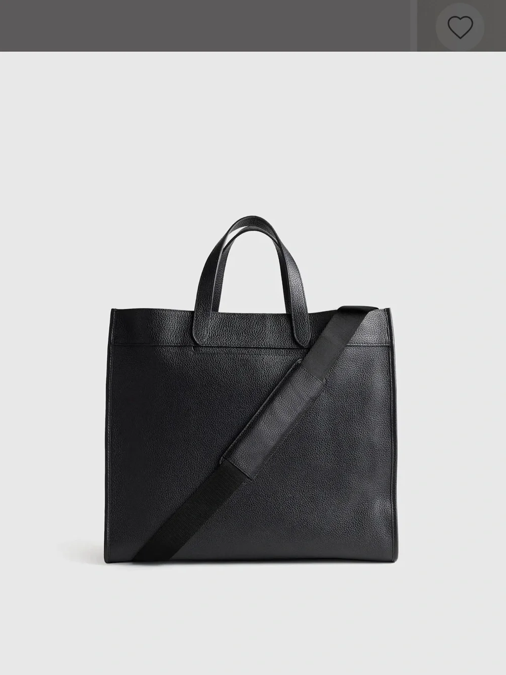 Quince Leather Tote Bag - Forest/olive Green